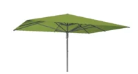 Grüner Sonnenschirm mit quadratischem Design