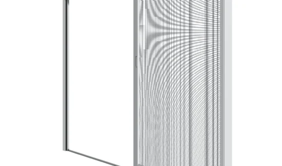 Insektenschutzgitter für Schiebetür mit integriertem Rollladen